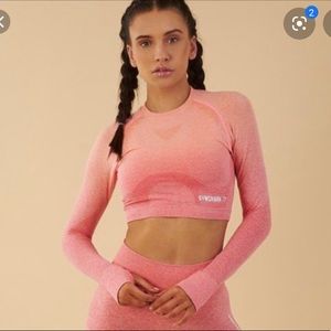 Gymshark Ombre Seamless Crop Top